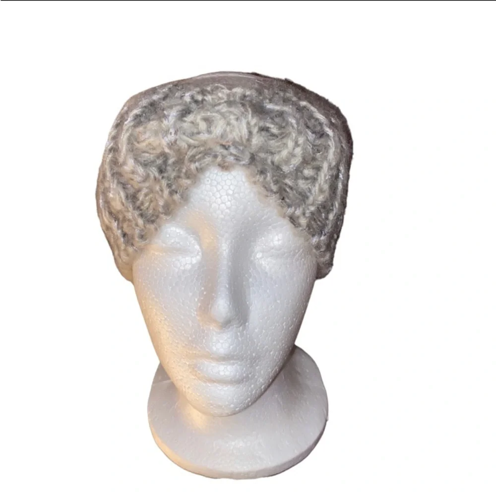 Charming Charlie Gray Sequin Cable Knit Headband Ear Warmer Winter One Size - Picture 8 of 9